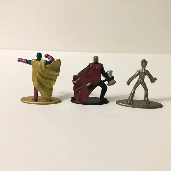 Marvel Jada Toys Nano Metalfigs Mini Figures DieCast  Metal Thor Groot Vision - Picture 2 of 14